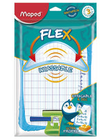 Maped Ardoise Blanche Décorée Incassable + Accessoire - Bleu