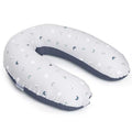 Coussin d'allaitement et maternité BUDDY Moon Doomoo - Bleu & Gris