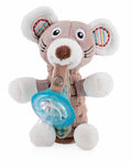 Peluche avec Sucette Nûby Naturel Flex +0m Souris - Rouge