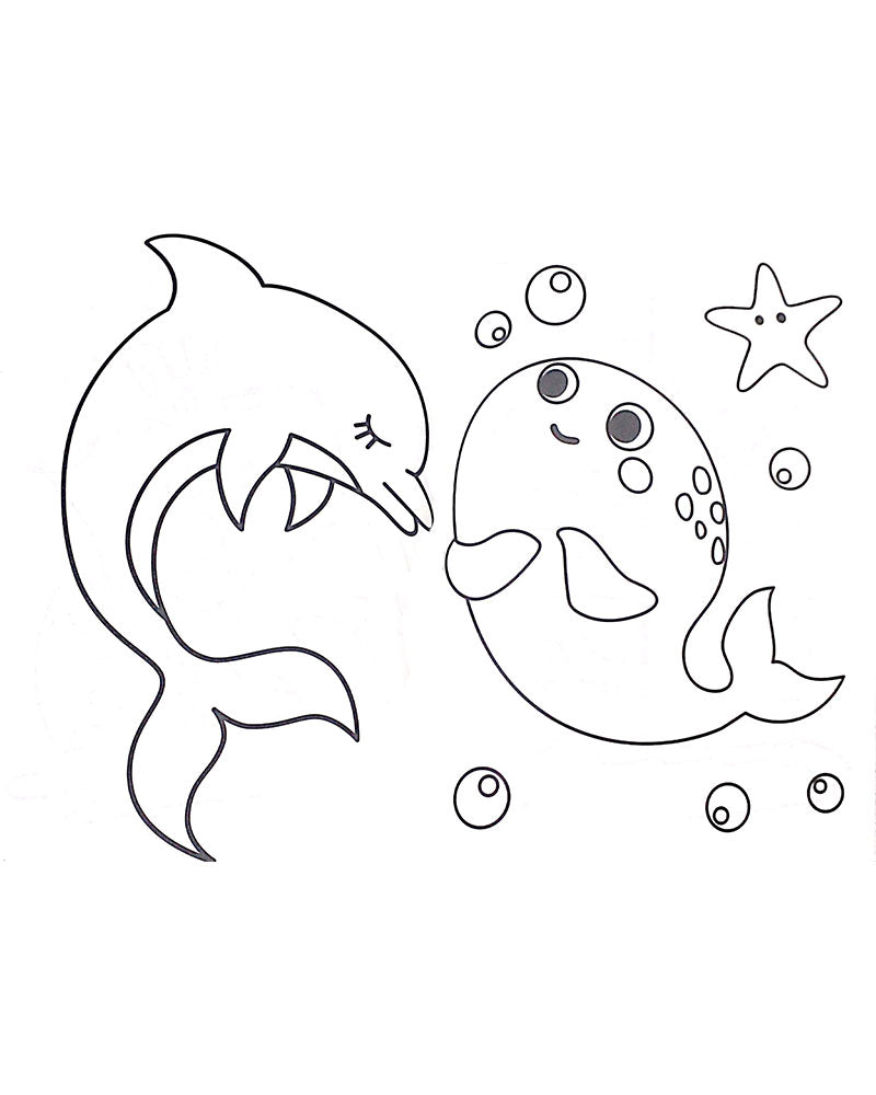 Album de Coloriage - Dans La Mer