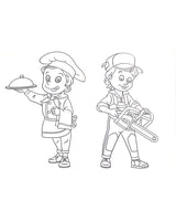 Album de Coloriage - Les Métiers