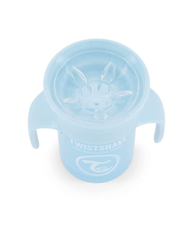 Twistshake Tasse d'entraînement 360ml 6M+ - Bleu Pastel
