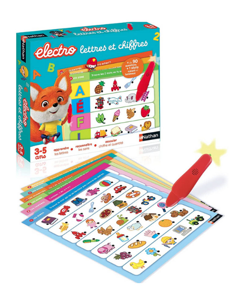 Electro lettres et chiffres Nathan - 3-5ans
