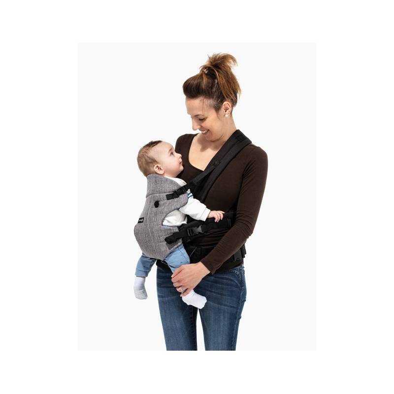 Porte-bébé 4 positions GO4 évolutif Black Chic Safety 1st