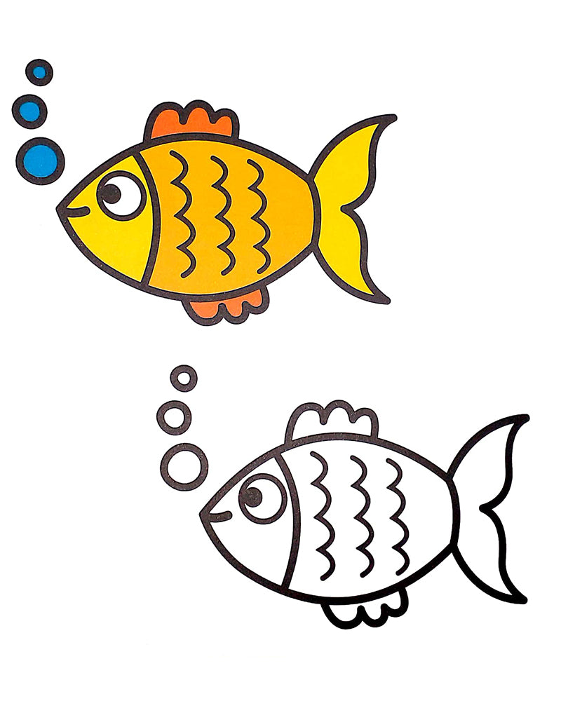 Mon Panier de Coloriage - Animaux de La Mer