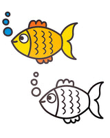 Mon Panier de Coloriage - Animaux de La Mer