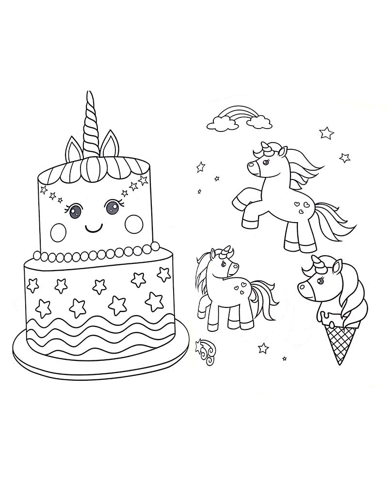 Album de Coloriage - Les Licornes