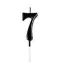 Bougie sous forme de chiffres 7 - Noir