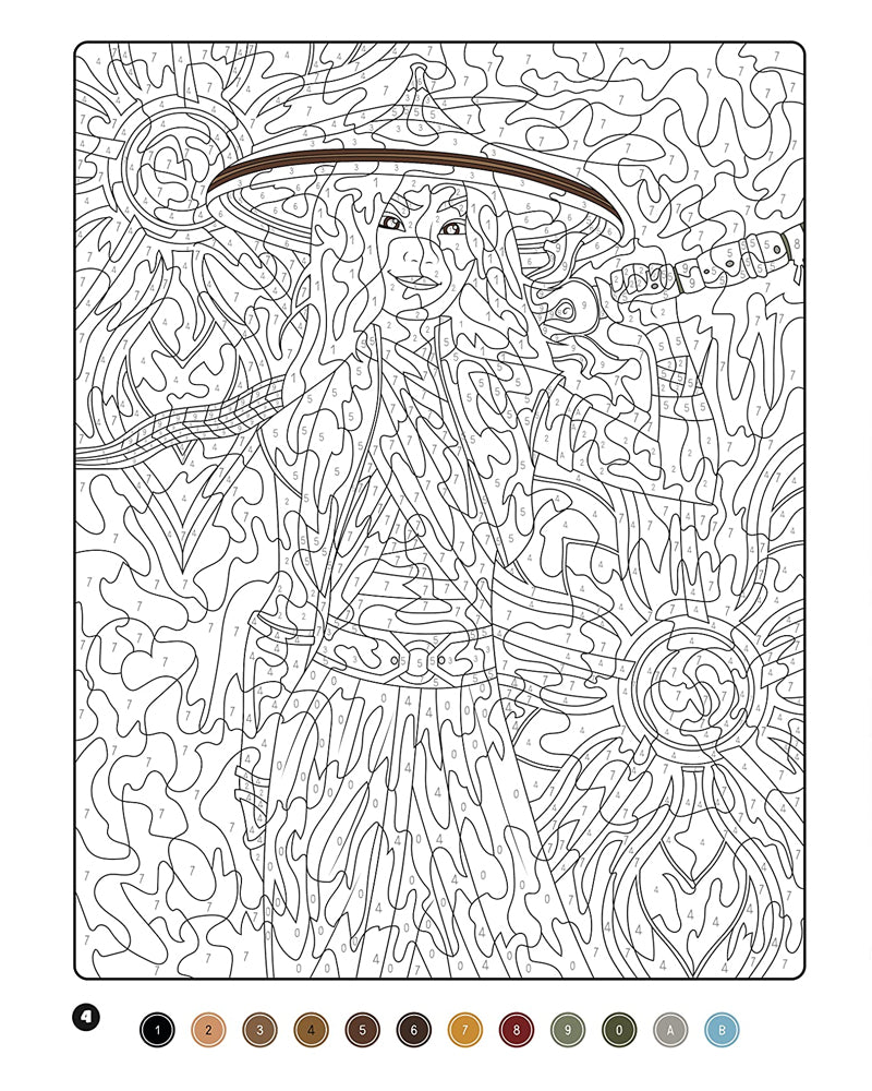 Coloriages Magiques - Raya et le Dernier Dragon