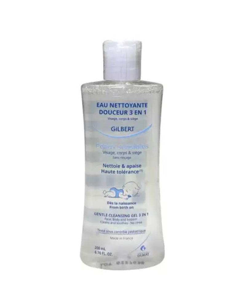 Gilbert Agua Limpiadora Suave 3 en 1 - 200ml