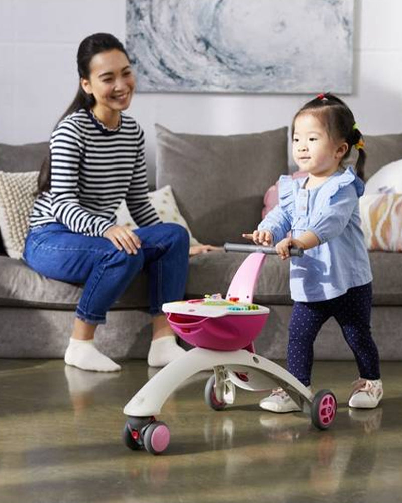 Trotteur - Porteur - Chariot De Marche 5 En 1 Rose Tiny Love - 6M+