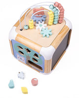 Eurekakids - Cube XXL Géant Multiactivités 5 faces en bois 18M+