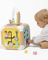 Eurekakids - Cube XXL Géant Multiactivités 5 faces en bois 18M+