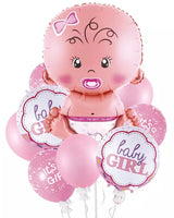 Es Baby Girl Globo Pack 9 Piezas Decoración