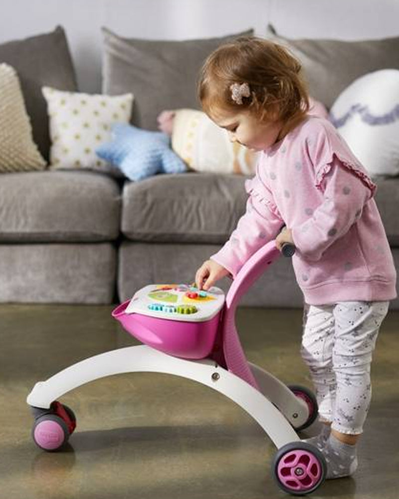 Trotteur - Porteur - Chariot De Marche 5 En 1 Rose Tiny Love - 6M+
