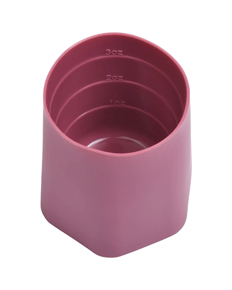 Juego de 2 vasos de entrenamiento de silicona Tiny Twinkle - rosa y burdeos