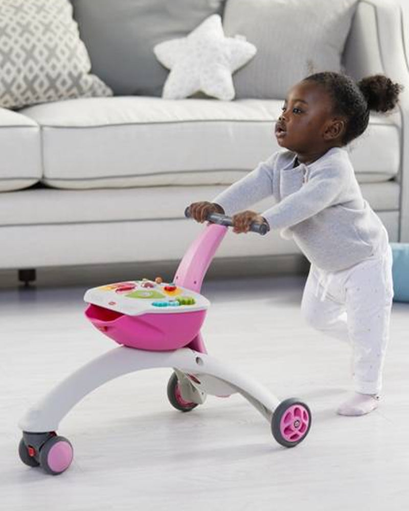 Trotteur - Porteur - Chariot De Marche 5 En 1 Rose Tiny Love - 6M+