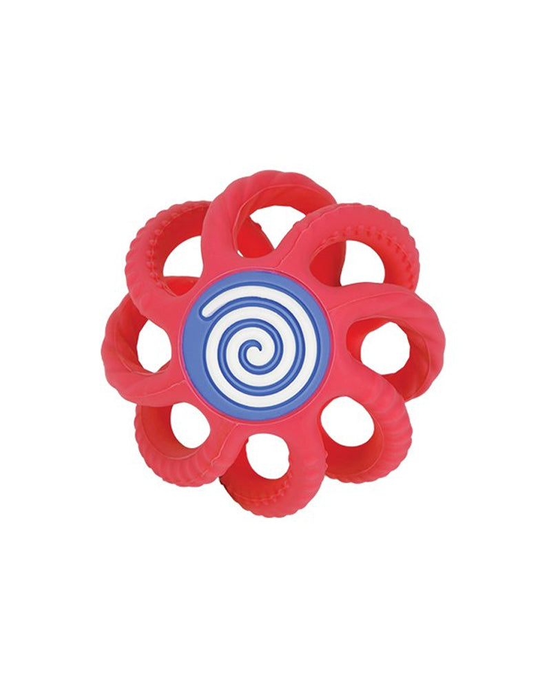 Nuby Balle Silicone Piliable 3m+ - Rouge