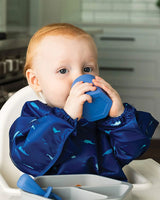 Tiny Twinkle Lot de 2 tasses d'apprentissage en silicone - Bleu & Vert