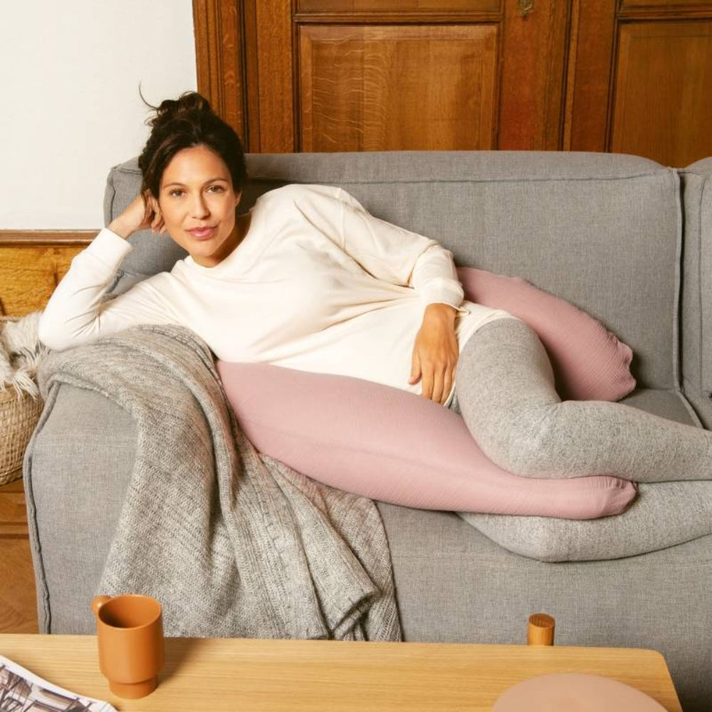 Coussin d'allaitement et maternité COMFY BIG Tetra Doomoo - Rose