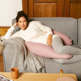 Coussin d'allaitement et maternité COMFY BIG Tetra Doomoo - Rose