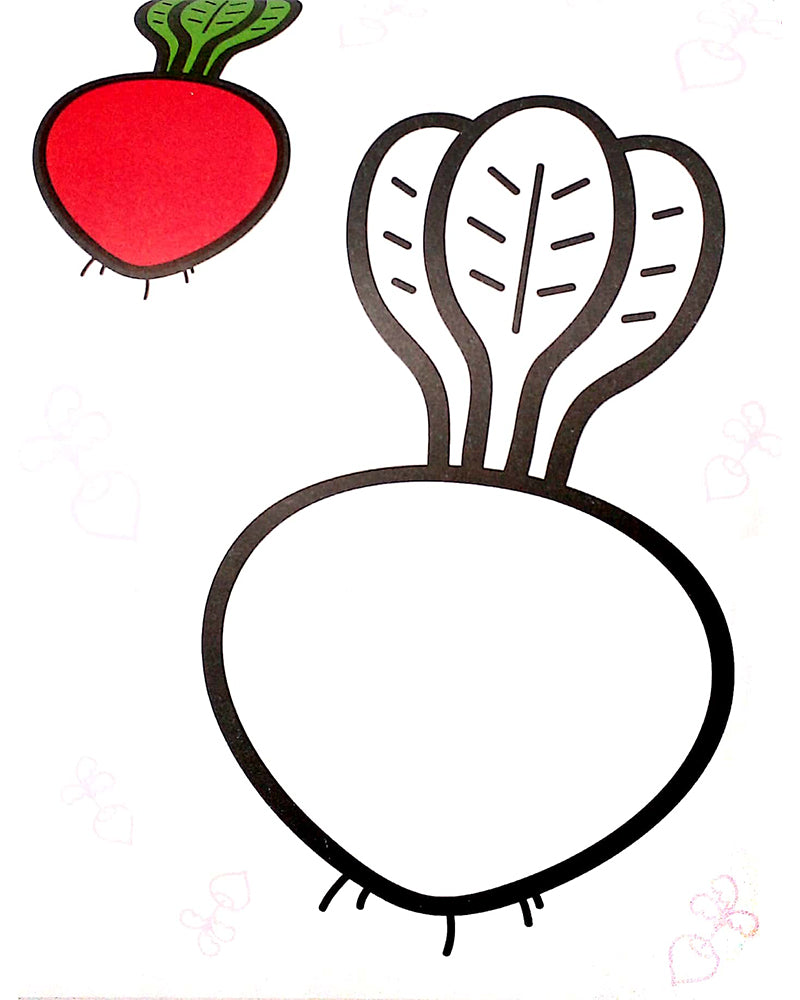 Mon Bloc coloriage - Fruits & Légumes