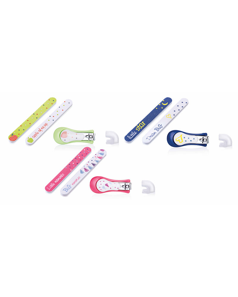 Set Manucure Nûby Coupe-Ongles et limes 0m+ - Vert
