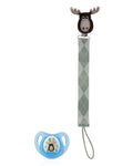 Comfort Pacifier with Pacifier Clip 0m+ - Moose