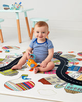 Skip Hop Tapis de Jeu Réversible Double Play - Vibrant Village