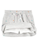 Jupe-Short En Jersey À Imprimé Cœur OshKosh - Gris