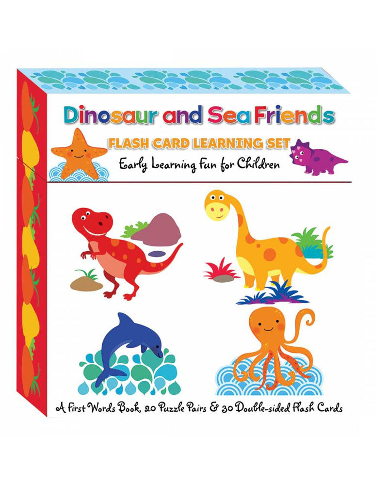 Dinosaur & Friends Flash Card Learning Set