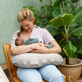 Coussin d'allaitement & maternité SOFTY Tetra Jersey Beige Doomoo