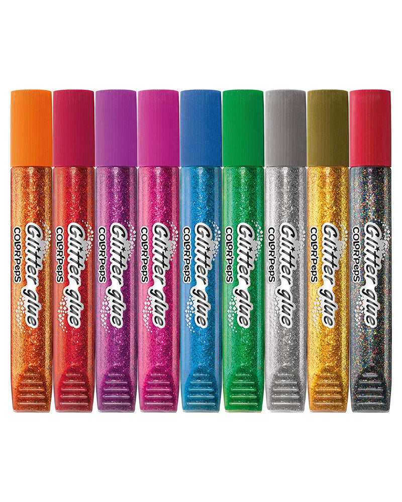 Maped Glitter Glue Blister of 9 tubes 10.5ml