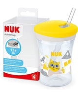 Vaso Evolution Action 230ml NUK 12M+ - Amarillo