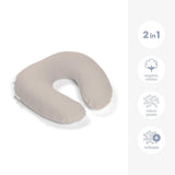 Coussin d'allaitement & maternité SOFTY Tetra Jersey Beige Doomoo