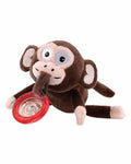 Peluche avec Sucette Nûby Naturel Flex +0m Singe - Rouge