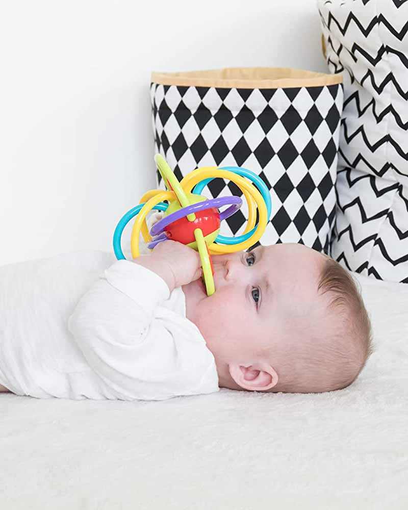 Jouet de dentition Hochet Lots-A-Loops +6m