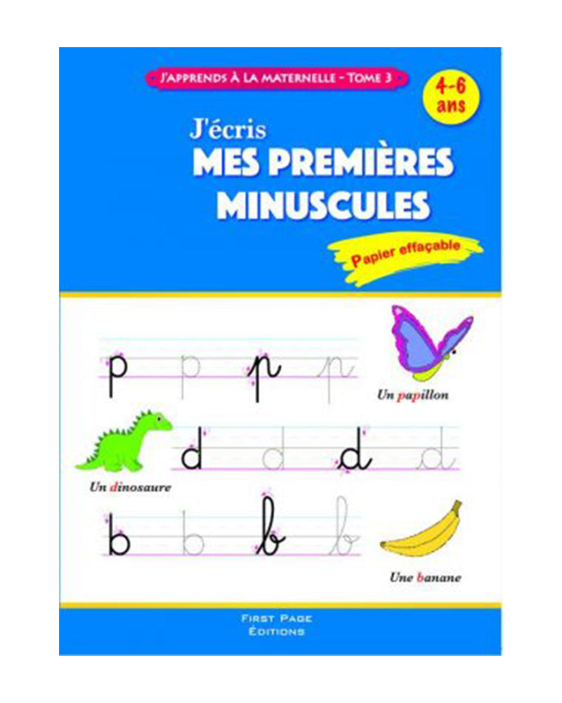 Aprendo en el jardín de infantes - Escribo Mis primeras minúsculas Volumen 3