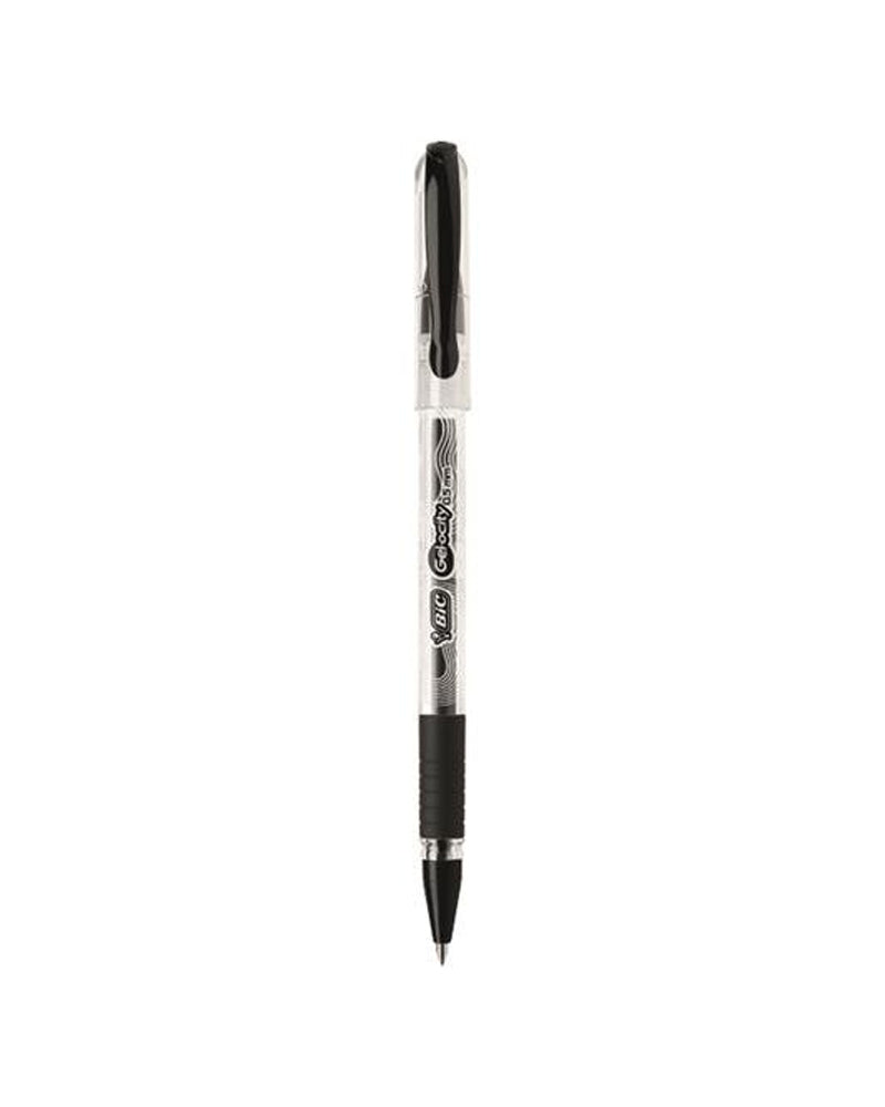 Stylo encre gel Bic GelOcity Stic - Noir