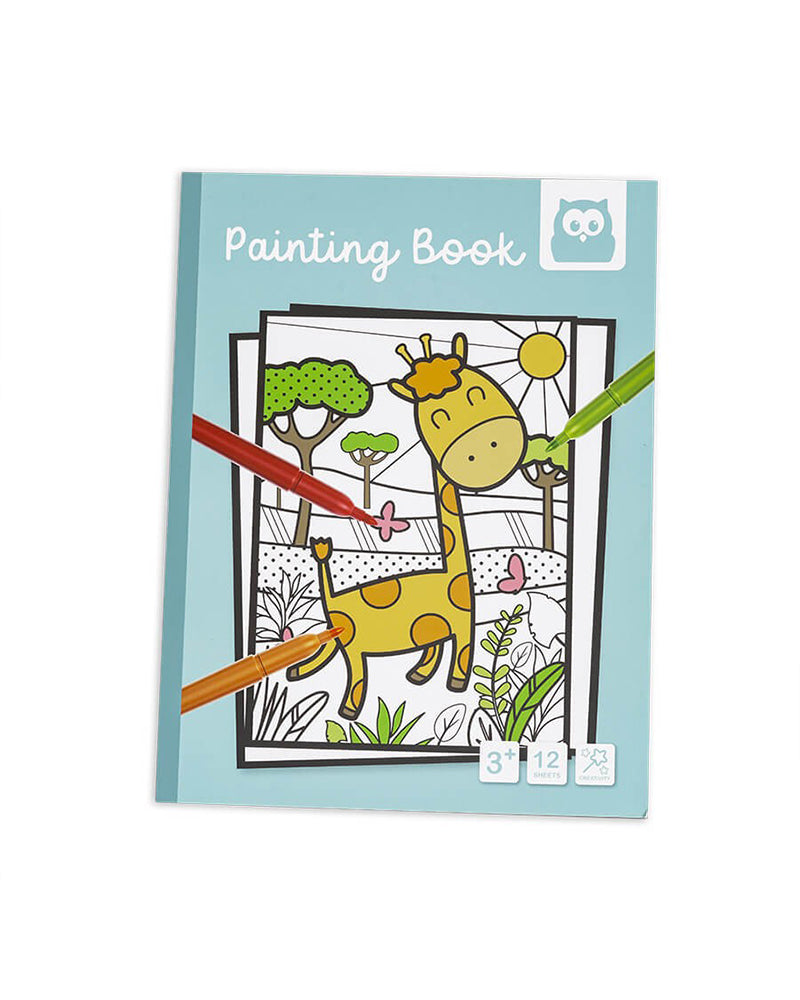 Eurekakids - Livre de peinture et de coloriage 3A+ - Animaux