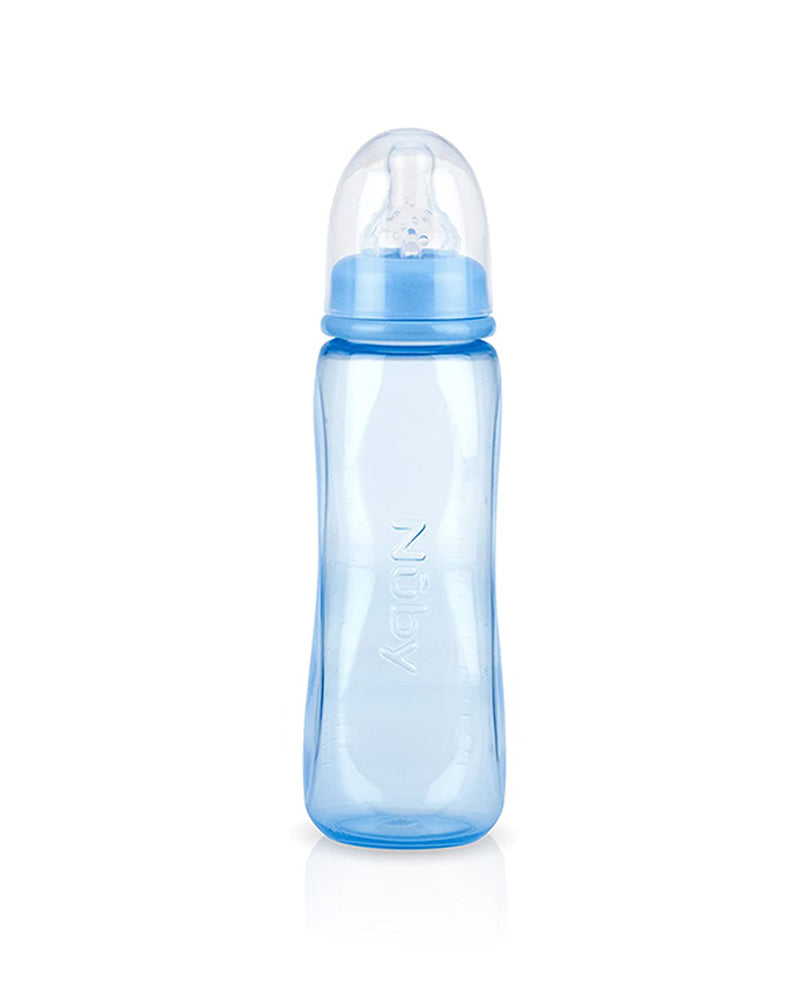 Biberon Nûby en Polycarbonate classique 0m+ 240ml - Bleu