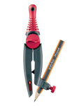 Tope de lápiz y anillo seguro Maped Compass - Rojo