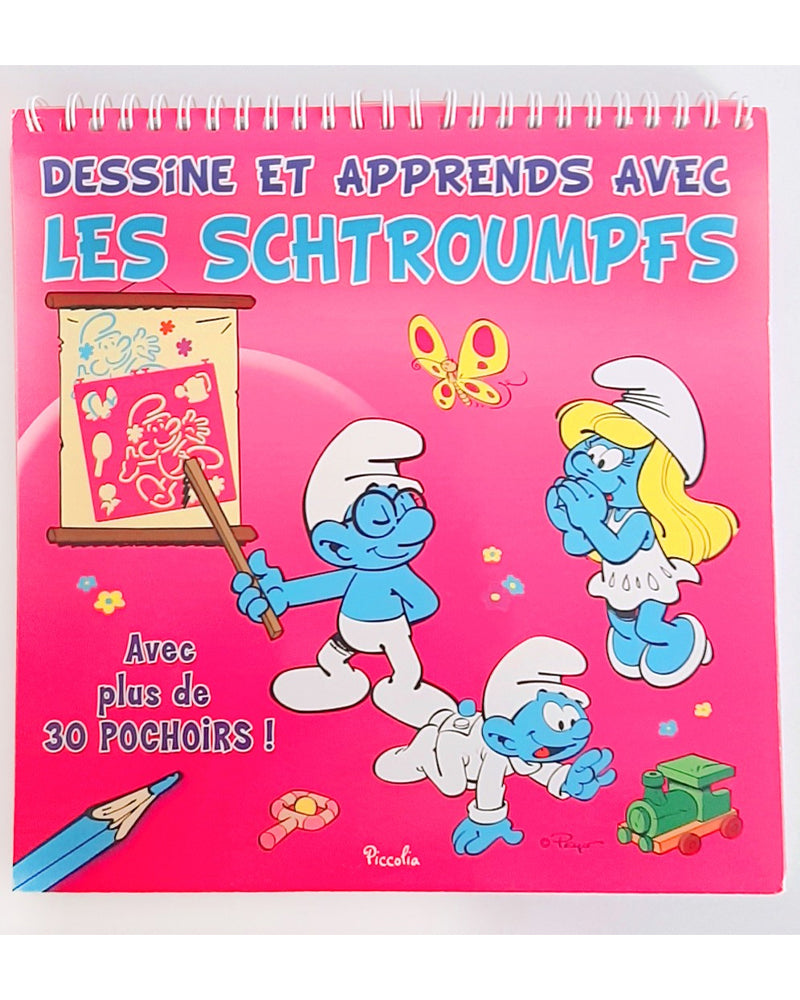 Dessine et apprends avec Les Schtroumpfs - Rose