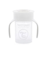 Twistshake Tasse d'entraînement 360ml 6M+ - Blanc Pastel