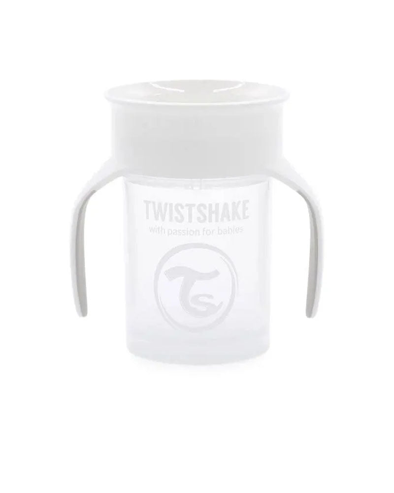 Twistshake Training Cup 230ml 6M+ - Pastel White