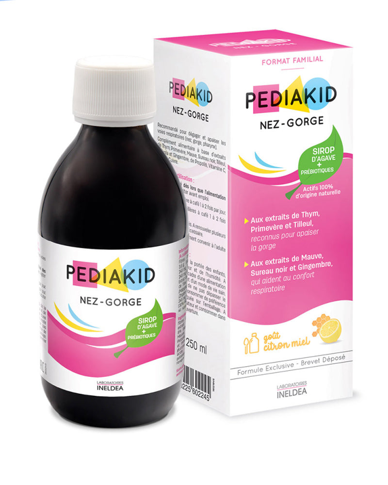 PEDIAKID Nez-Gorge goût citron miel 125ml