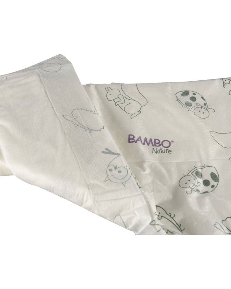 Bambo Nature Tapis de Change 60x60cm - 10 Unités