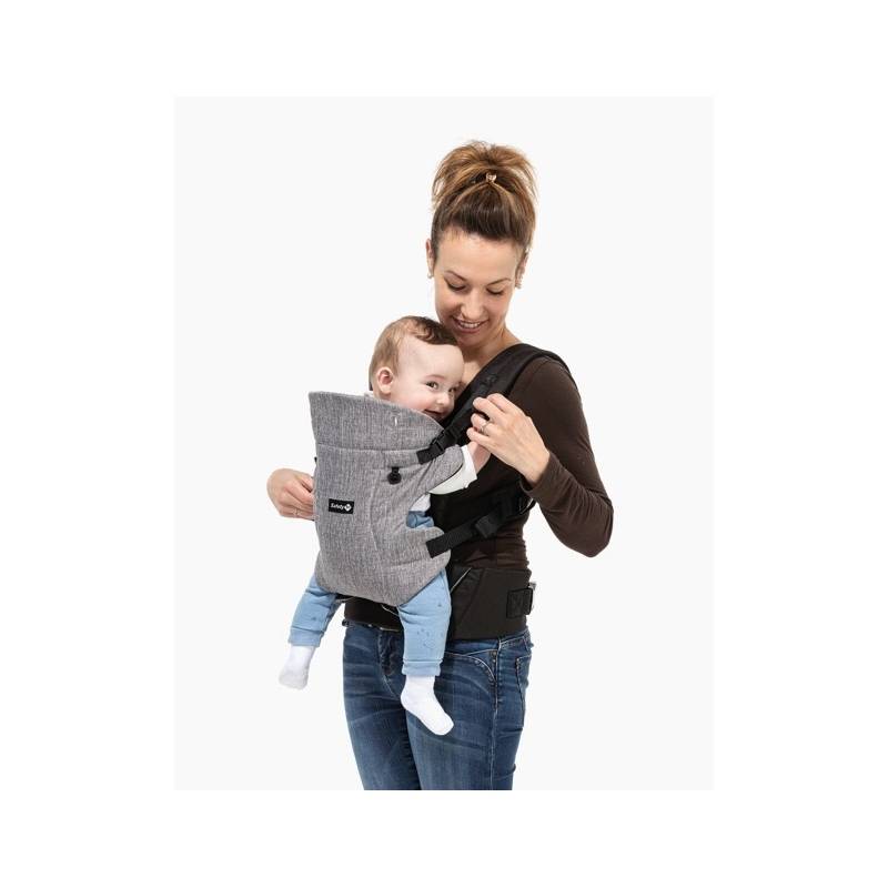 Porte-bébé 4 positions GO4 évolutif Black Chic Safety 1st