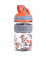Gourde Nûby  2en1 paille dure en Tritan 360ml 3ans+ - Orange