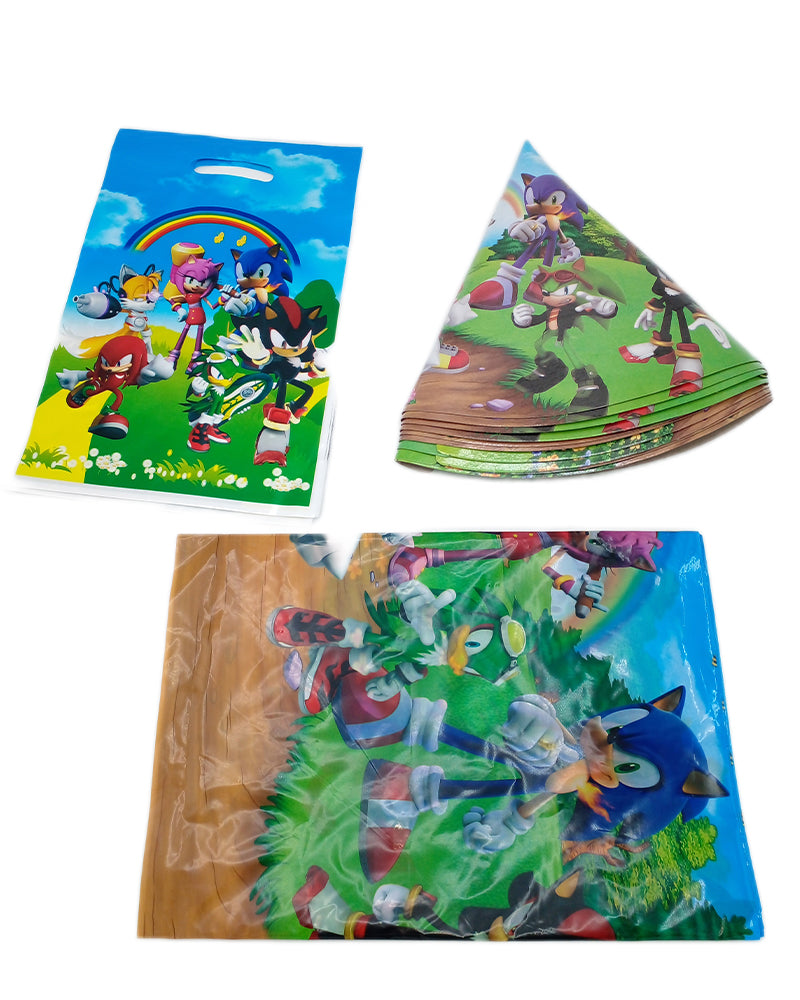 Birthday Party Pack 91 Pieces - Sonic